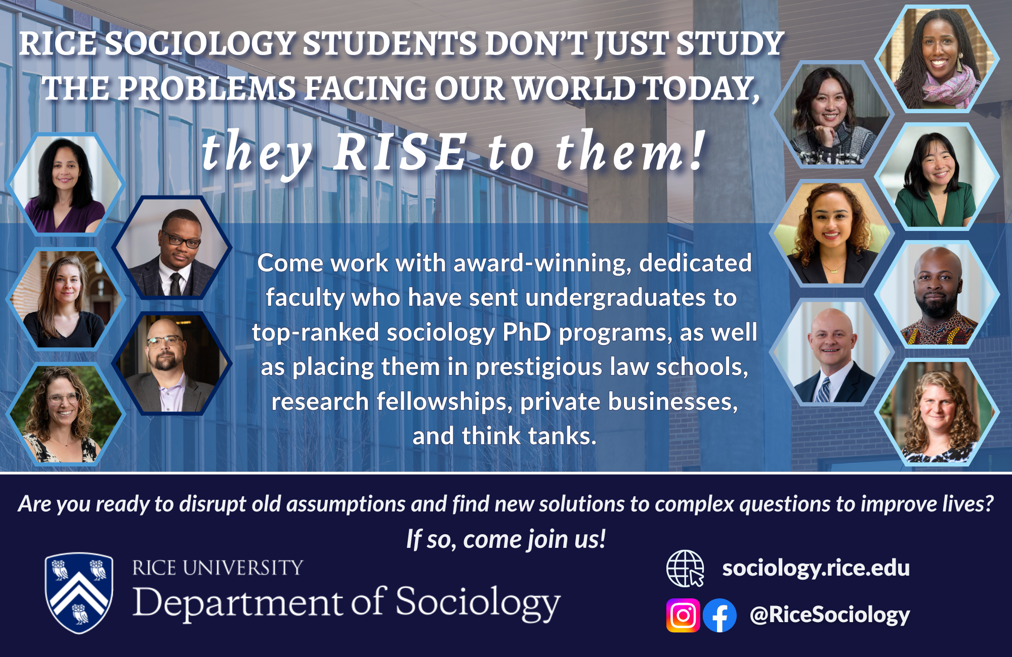 RICE UNIVERSITY Department of Sociology
